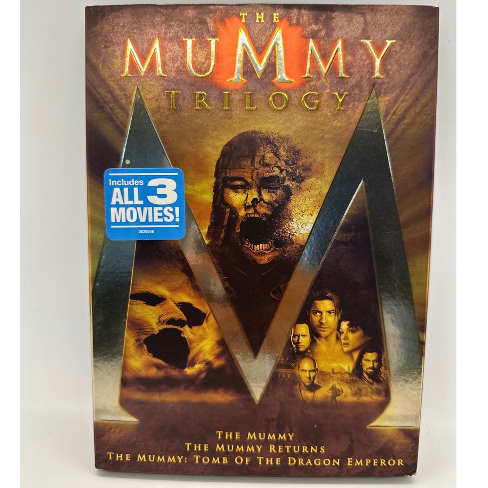 The Mummy Trilogy DVD Set‎ Complete Movies 1 2 3 Action Adventure Movie